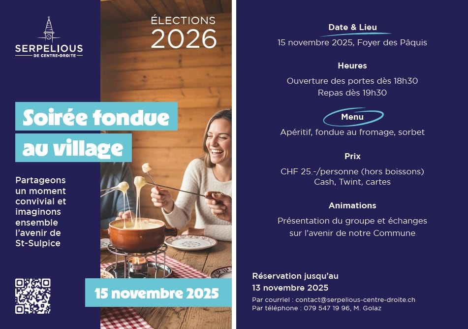 fondue au village